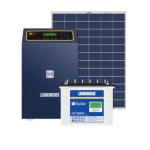 10kW Luminous Solar Complete System price with Panels, Inverter and Battery.